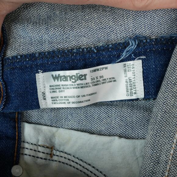 Wrangler Jeans Mens 33x36 Cowboy Cut Orignal Fir Rodeo Western 13MWZPW 32x31 - Picture 6 of 10